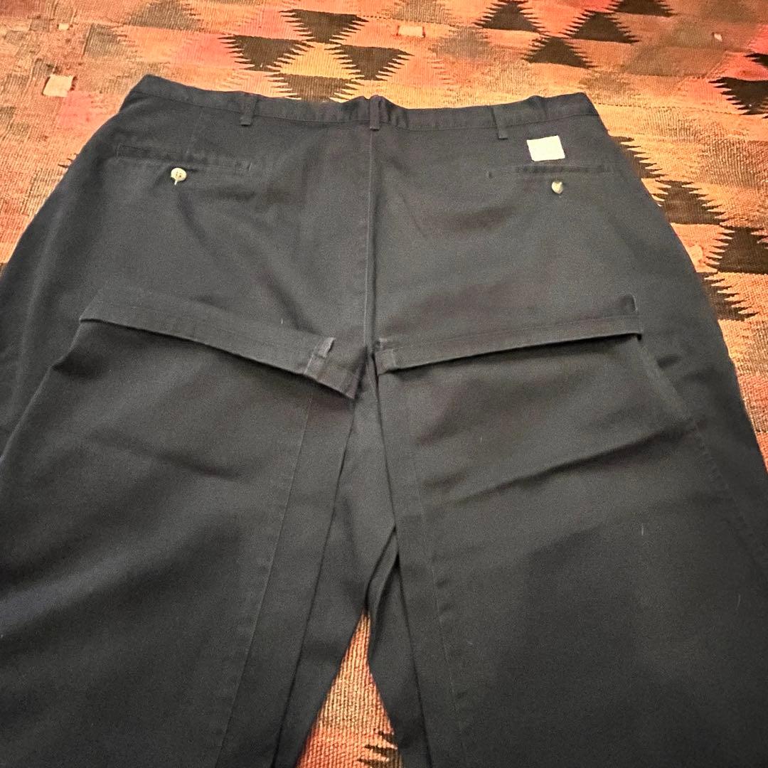 【USA製】90s ラルフローレン ポロチノ 初期タグ ネイビー W40L29