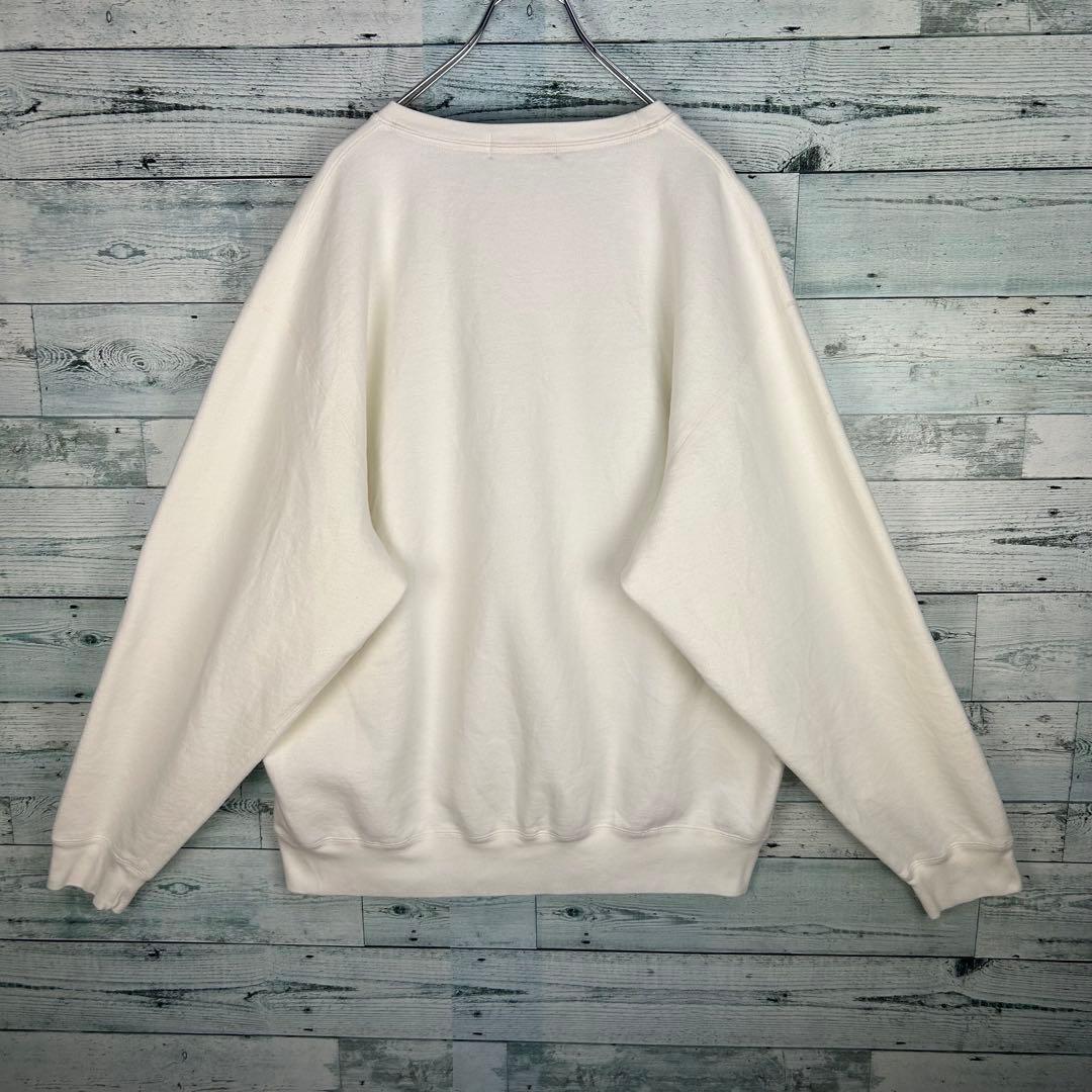 ラルフローレン 刺繍ロゴ トレーナー スウェット ホワイト XL 5687