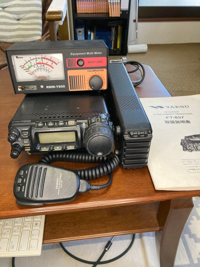 YAESU FT-857DとFC-30のセット