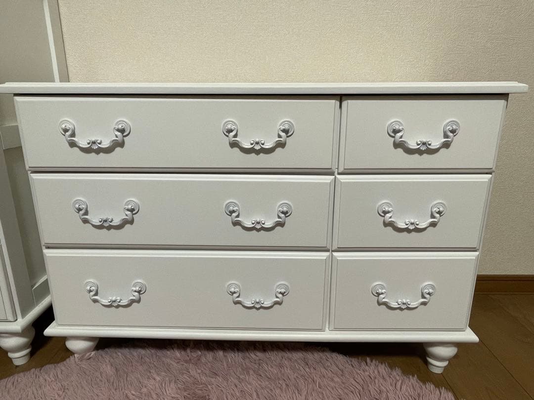 ロマプリ ワイドチェスト ロマンティックプリンセス 姫系 姫家具