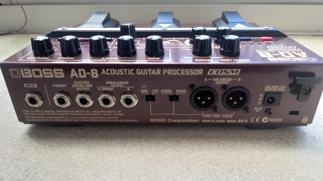 BOSS AD-8 アコースティックギターエフェクター