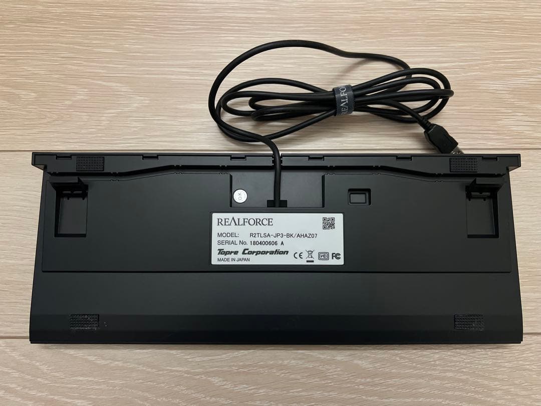 REALFORCE R2TLS-A JP3-BK テンキーレスキーボード