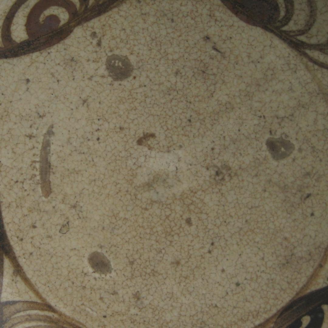 江戸時代の瀬戸の大皿「馬の目]９寸皿ー直径２６.５cm　深さ ６cm）