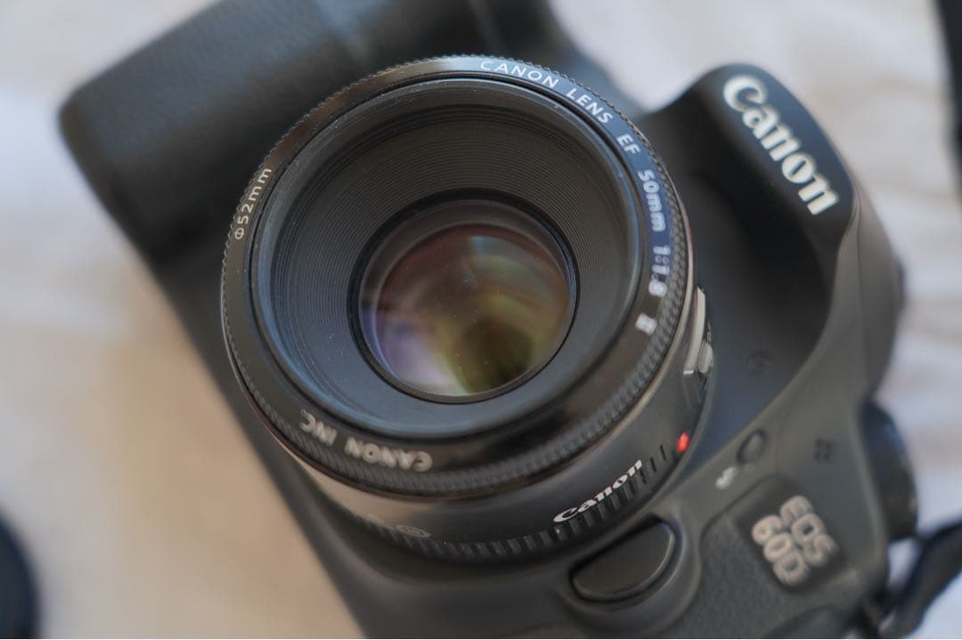 難あり　Canon EOS 60D デジタル一眼レフ　単焦点レンズ