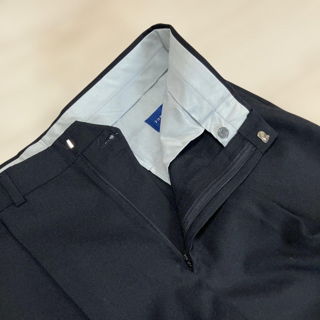 USA製 TOWNCRAFT ツータックスラックス ブラック W35L30