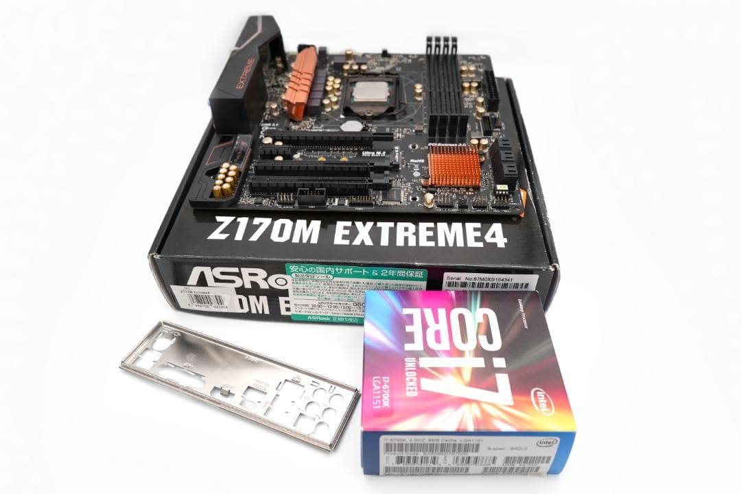 ASRock Z170M Extreme4 ＋ i7-6700Kセット