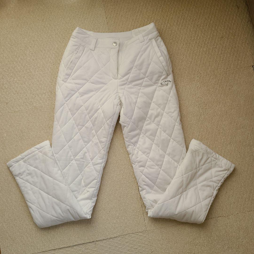 Callaway キルティングパンツ ホワイト