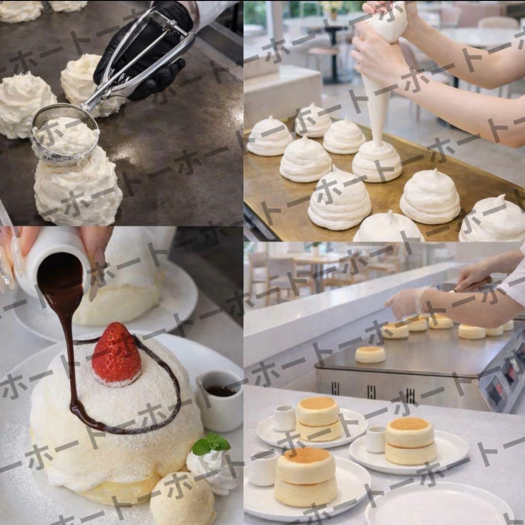 【新品•送料無料】スフレ パンケーキ　どら焼き　業務用　鉄板　電気　おまけつき