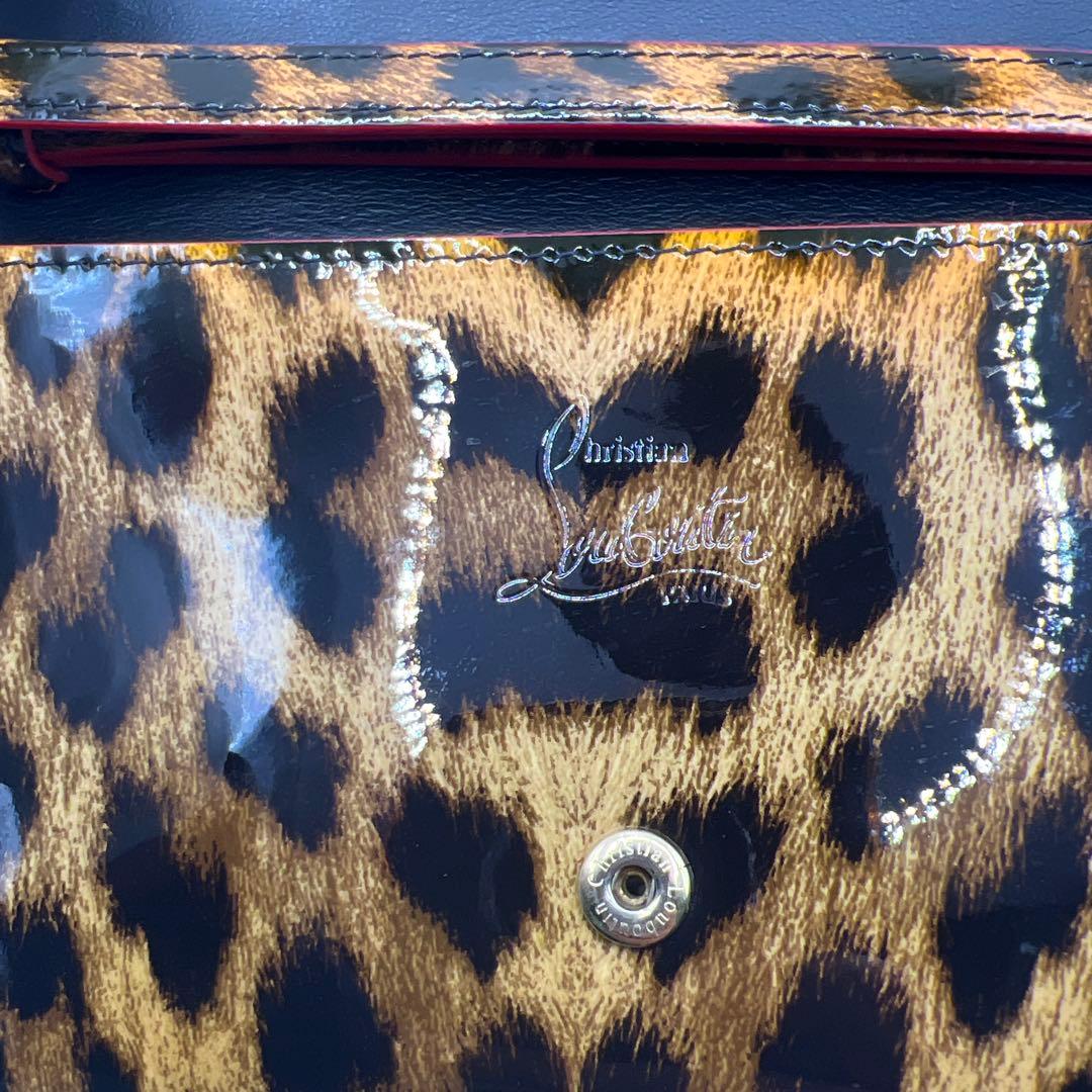 ✨美品✨クリスチャンルブタン 長財布 パネトーネレオパード柄 レザー