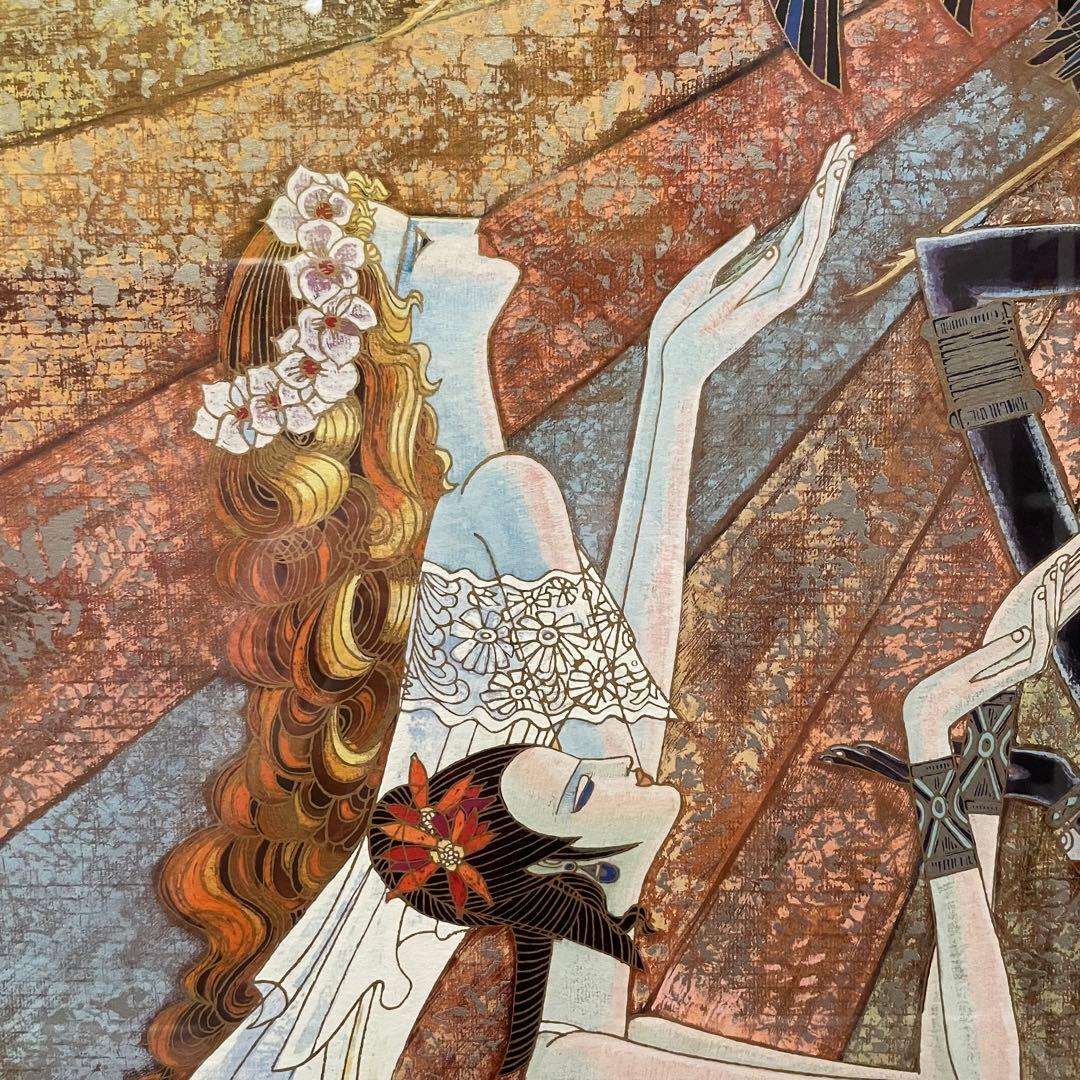 にゃん【大サイズ】絵画