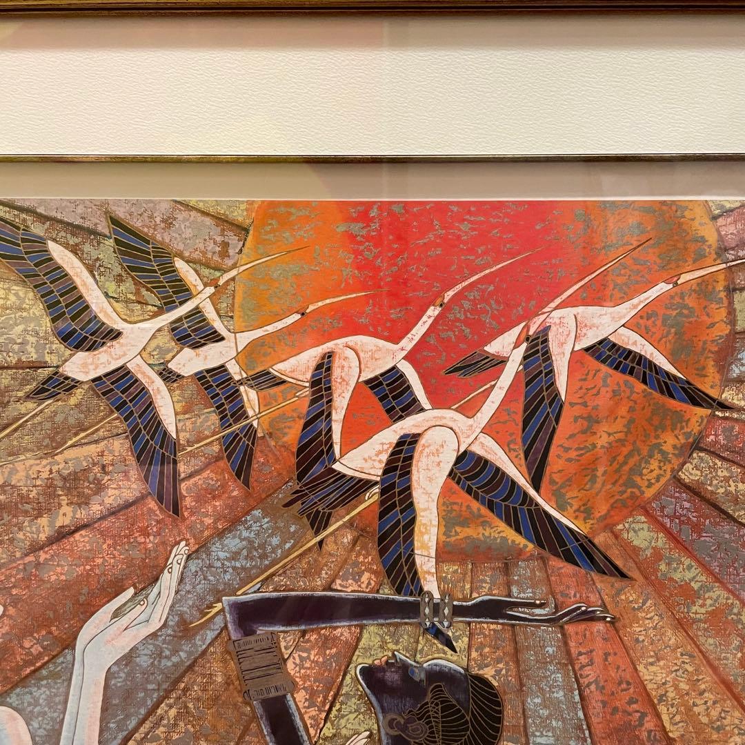 にゃん【大サイズ】絵画