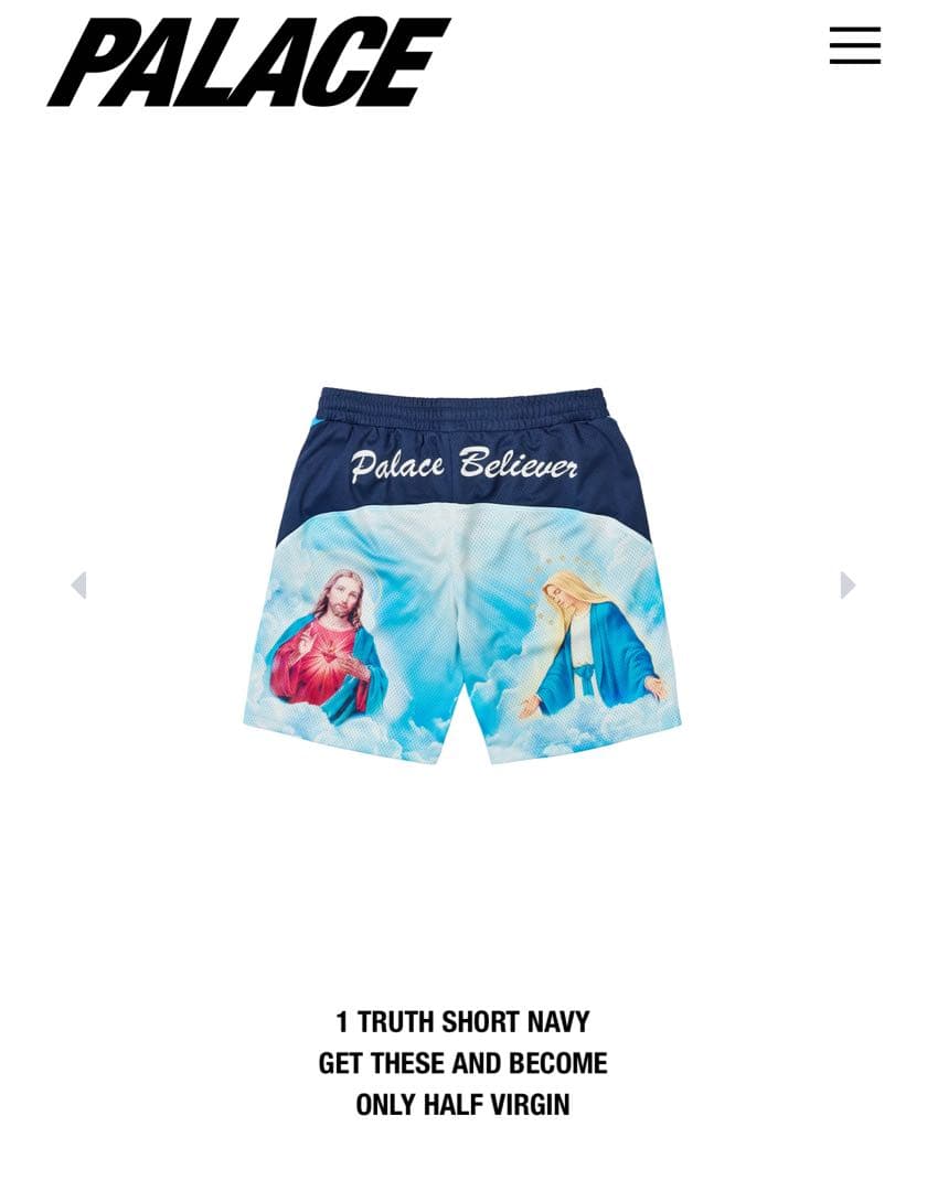 パンツ PALACE SKATEBOARDS 1 TRUTH SHORT