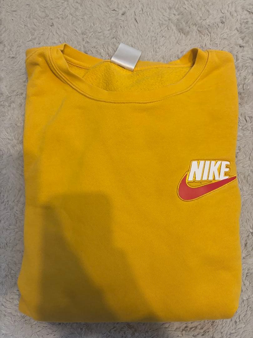 Nike Supreme イエロー トレーナー XL