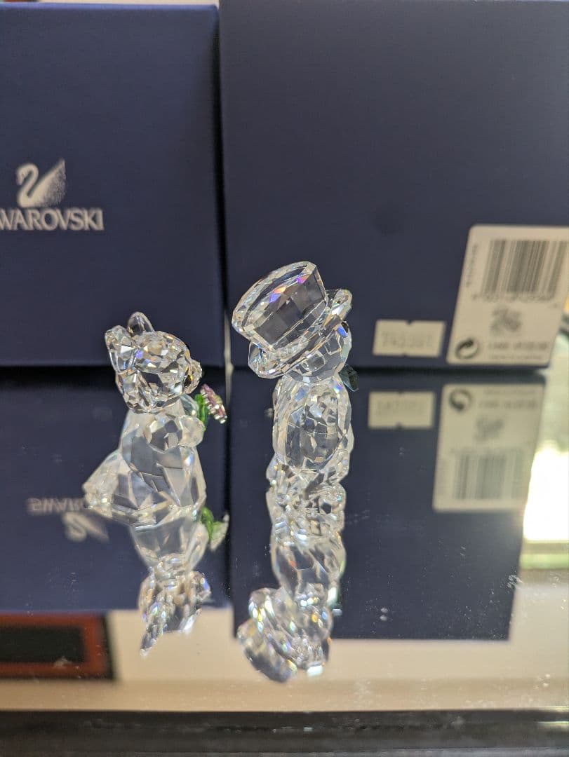 スワロフスキー クリスベア ユー アンド アイ 置物