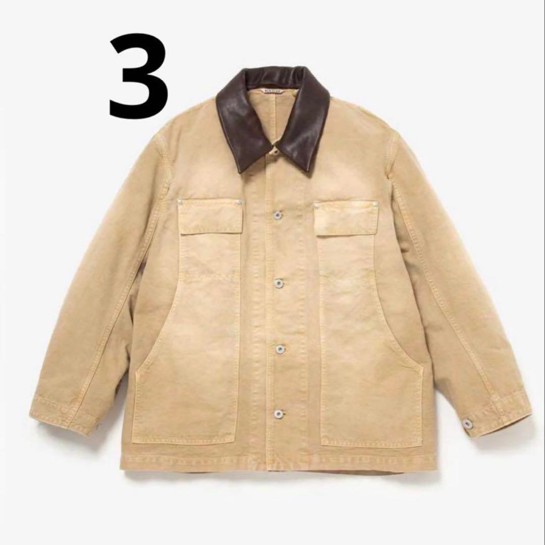 ジャケット・アウター AURALEE ORGANIC COTTON DUCK BLOUSON