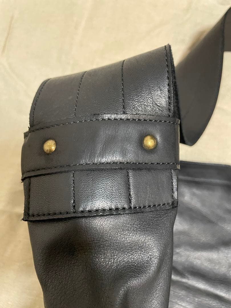 tenon ニュースペーパーバッグ BLACK