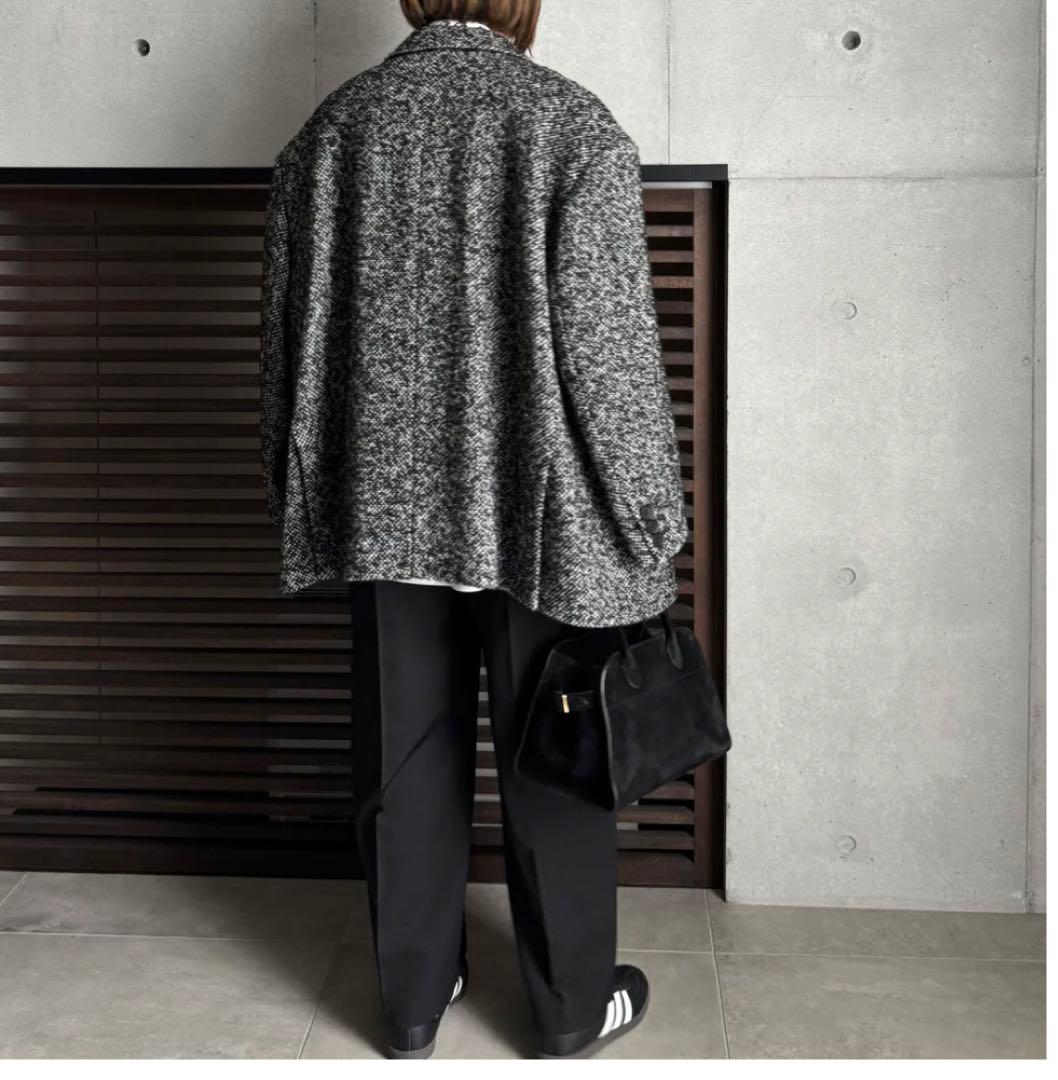 美品完売品 ✨LOHEN　ジャコット　テイラードジャケット　ツイード　大きめ