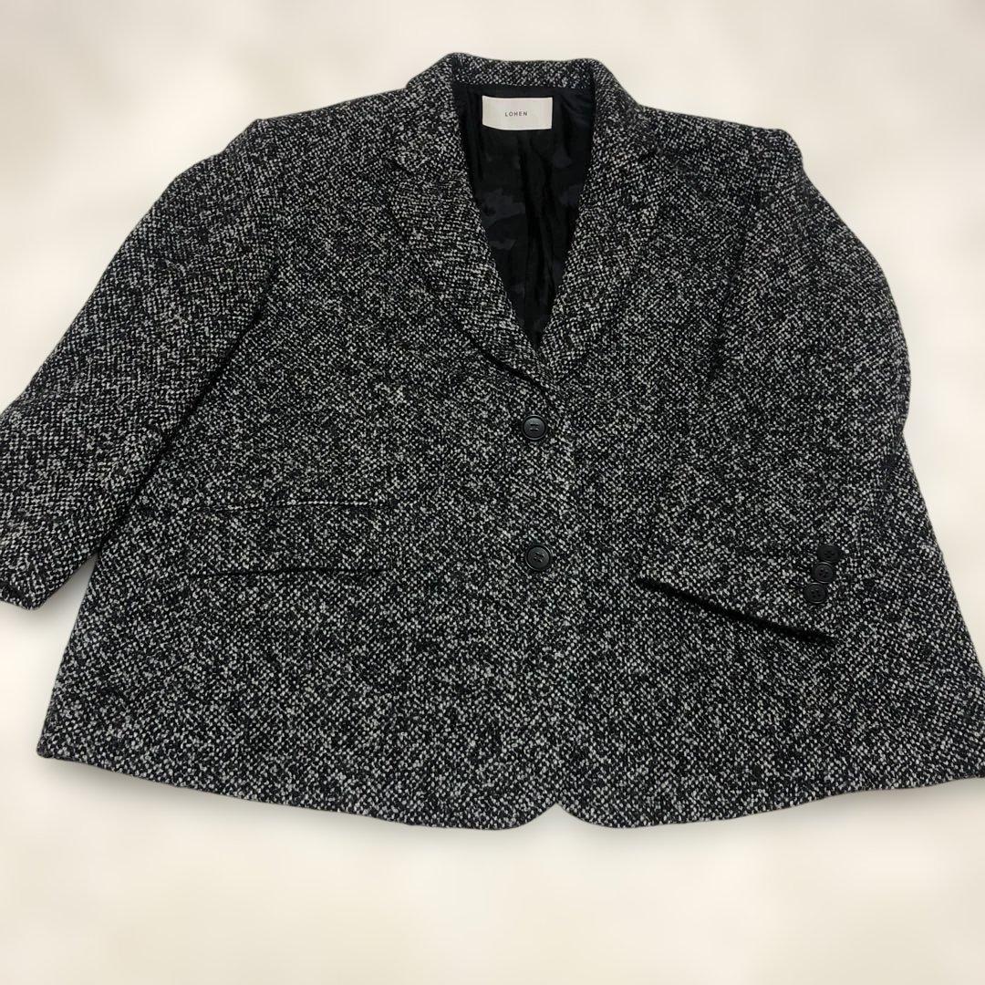 美品完売品 ✨LOHEN　ジャコット　テイラードジャケット　ツイード　大きめ