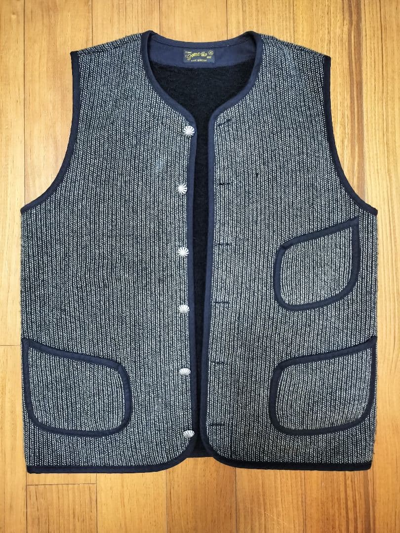 青*雲様 BARNS OUTFITTERS ビーチクロスベスト ゴマシオ