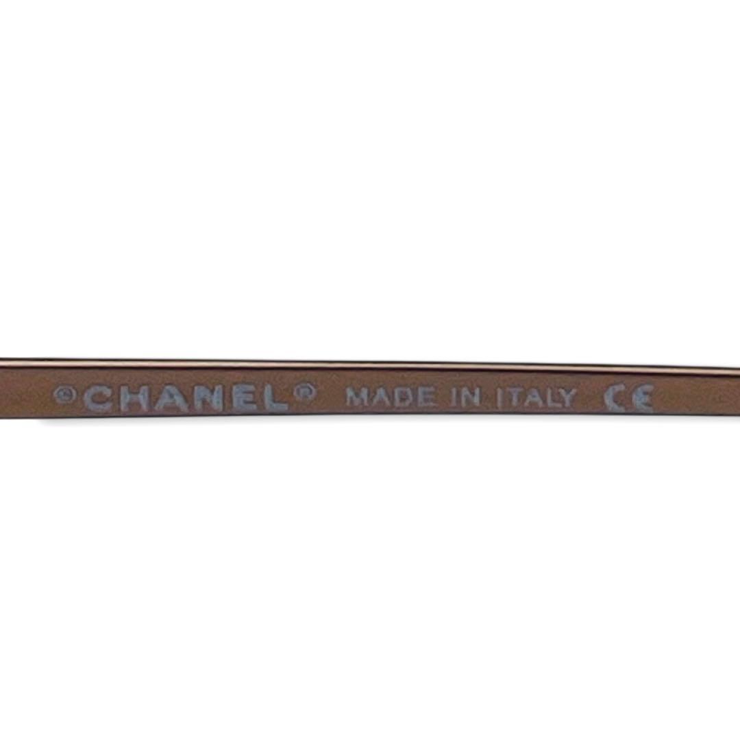 【希少】シャネルサングラス ココマーク リムレス オレンジ系 ヴィンテージY2K