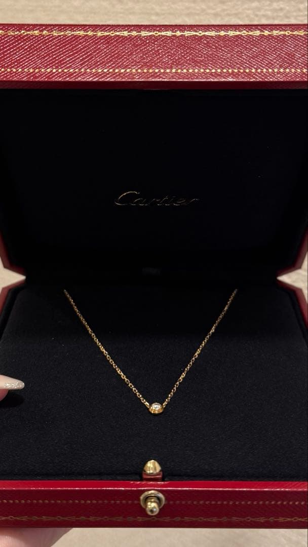 ダムールネックレス スモール ピンクゴールド