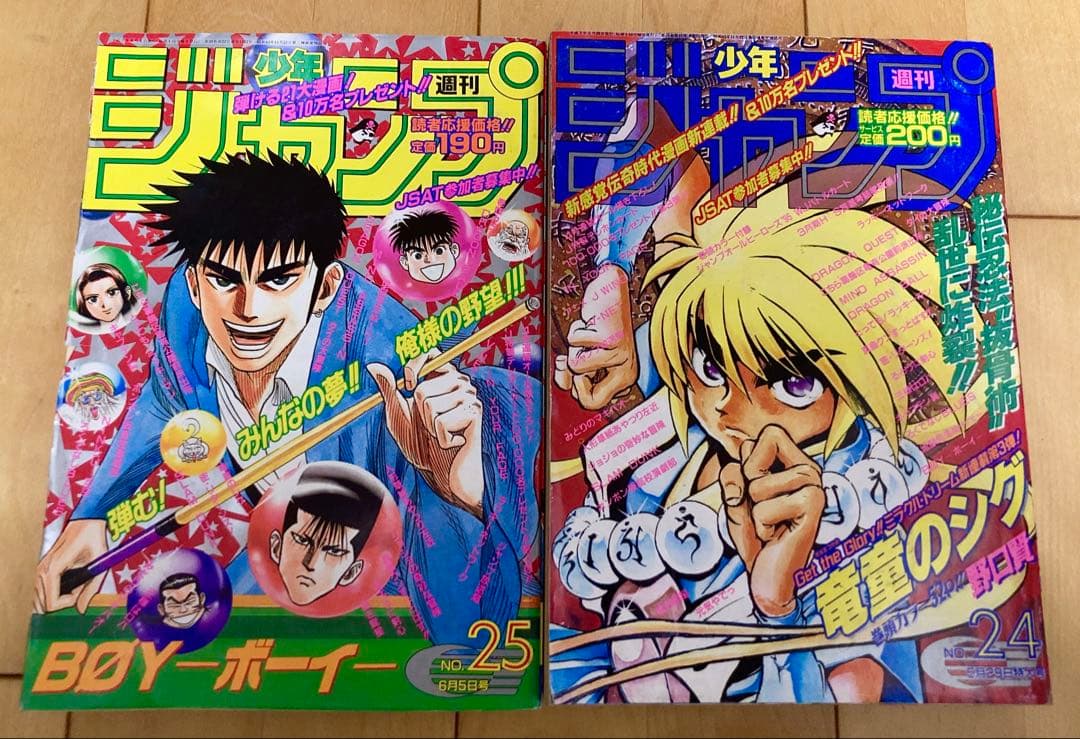 週刊少年ジャンプ　1995年24、25号 【最終回予告&最終回】ドラゴンボール