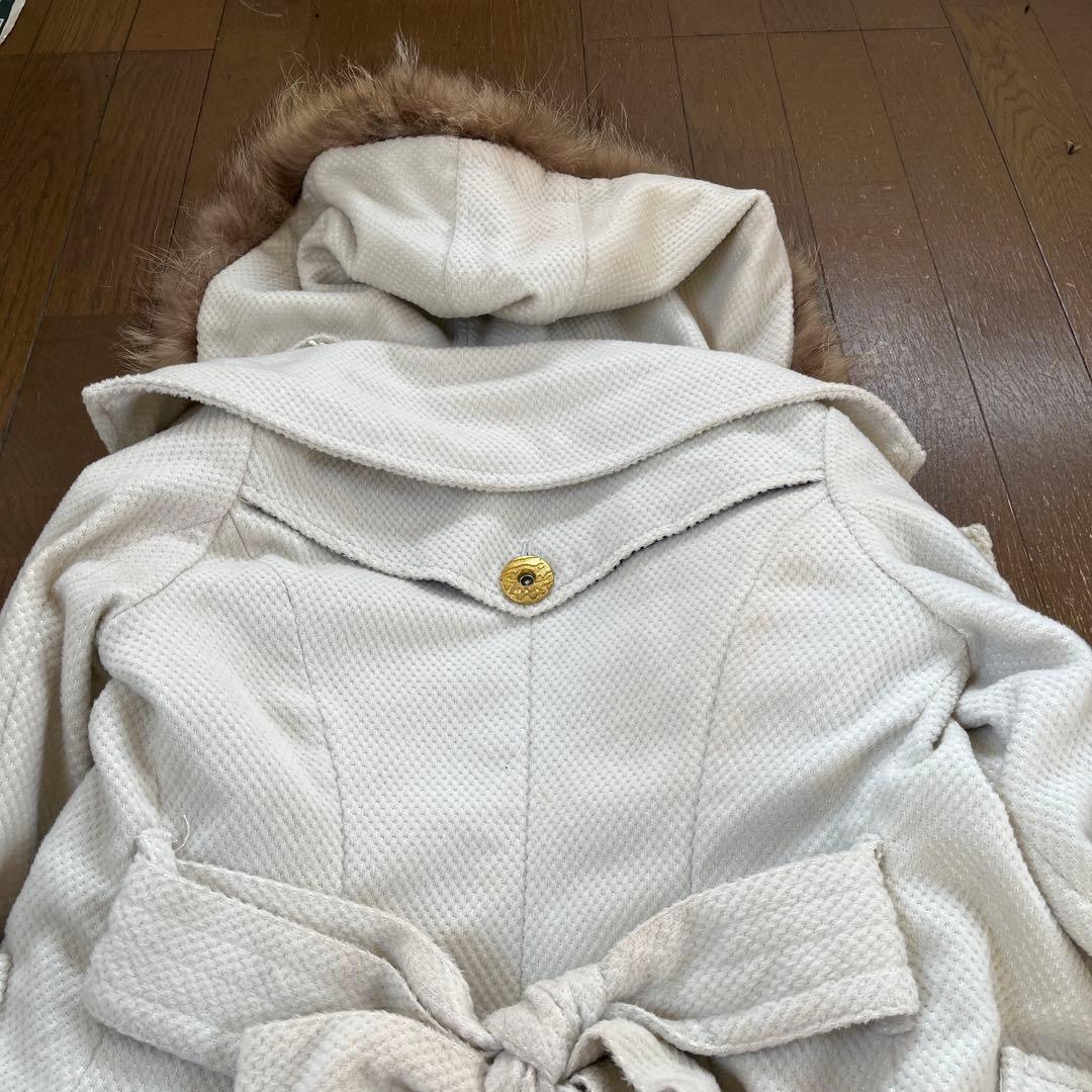 d.i.a. ホワイト ダブルブレスト モッズコート