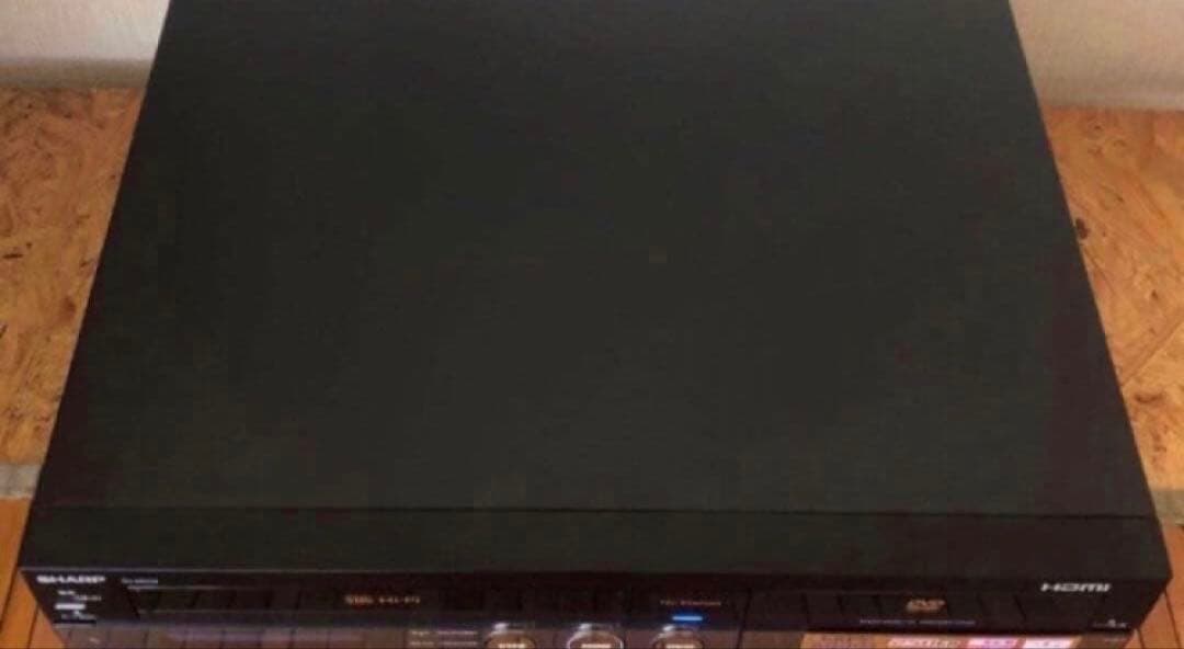 貴重 美品 VHS機能搭載SHARPハイビジョンDVDレコーダー 動作良好品