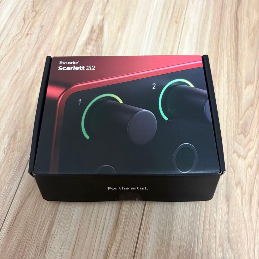 Focusrite Scarlett 2i2第4世代 オーディオインターフェイス