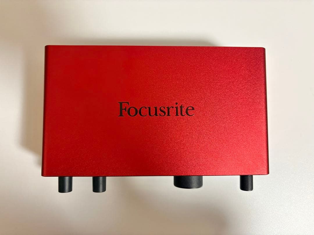 Focusrite Scarlett 2i2第4世代 オーディオインターフェイス