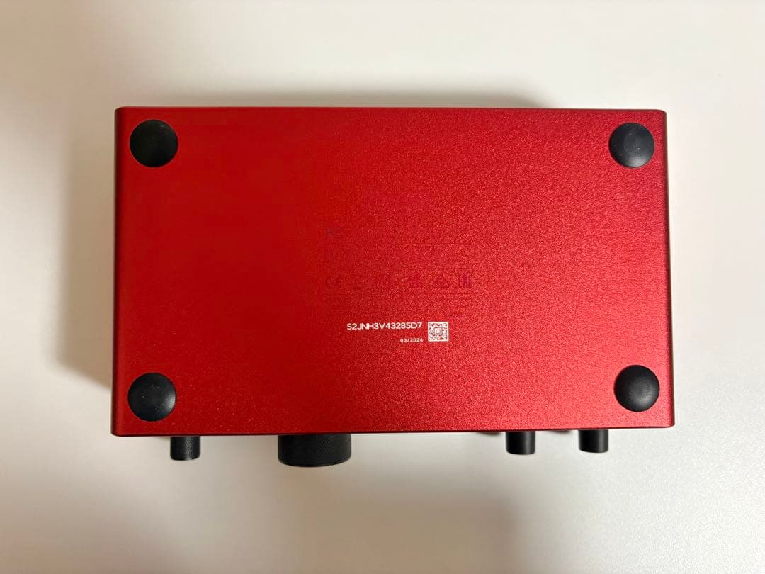 Focusrite Scarlett 2i2第4世代 オーディオインターフェイス
