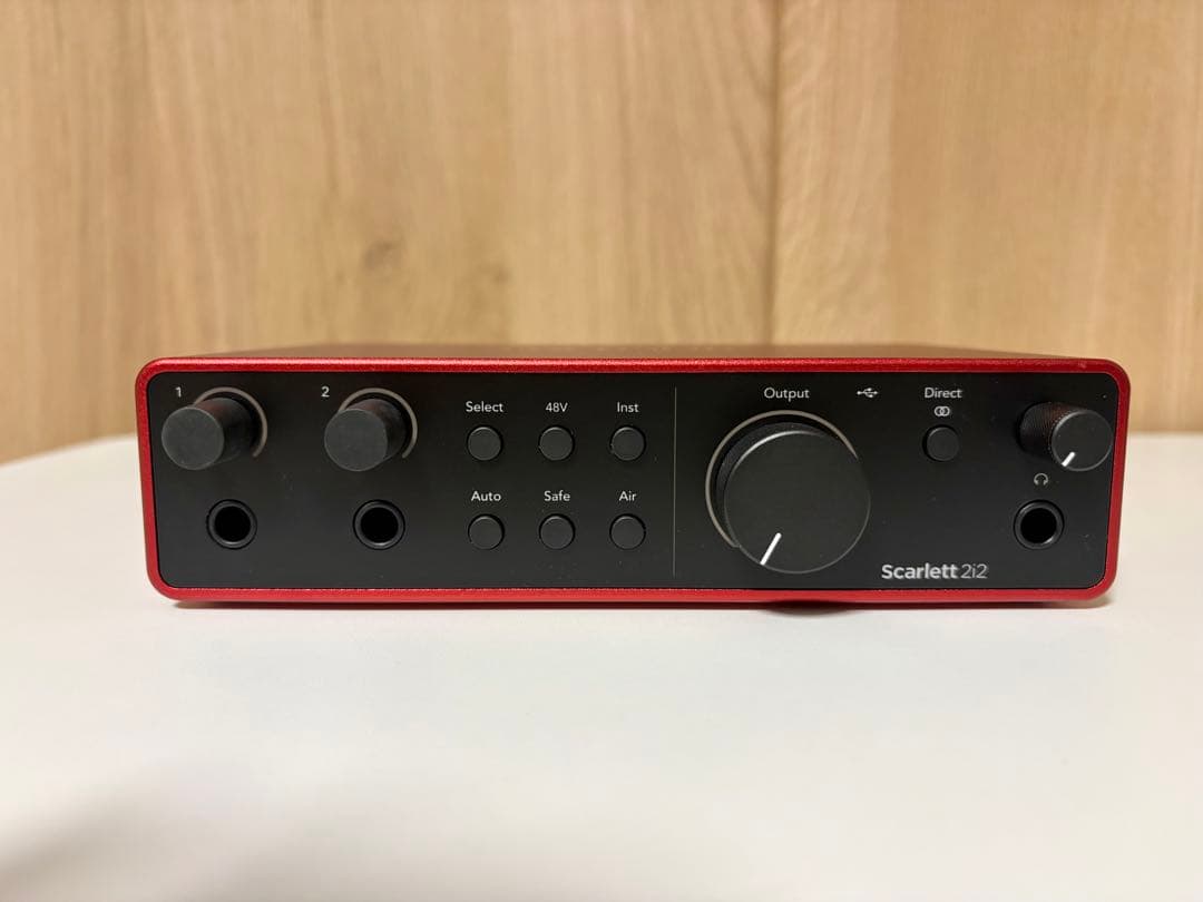 Focusrite Scarlett 2i2第4世代 オーディオインターフェイス