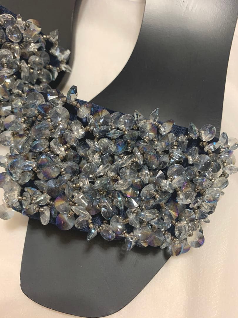 【美品】トリーバーチ　ビジュー　ミュール　サンダル　靴