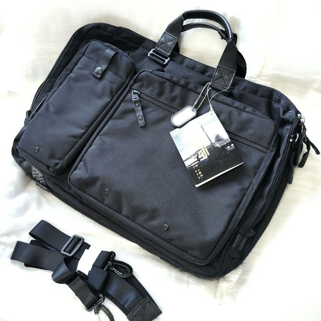 新品タグ付★アルファインダストリーズ 3way ビジネスバッグ 大容量 ブラック