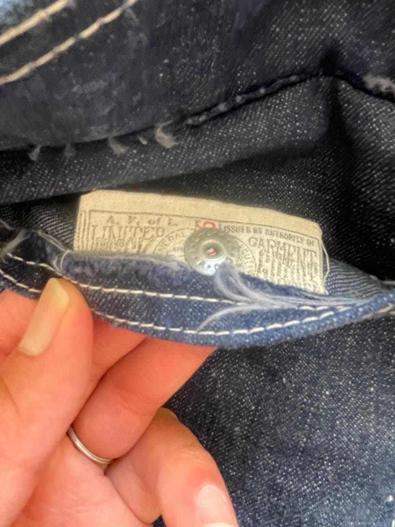 最終価格　50s 60s WORK MARTER デニムトラッカージャケット