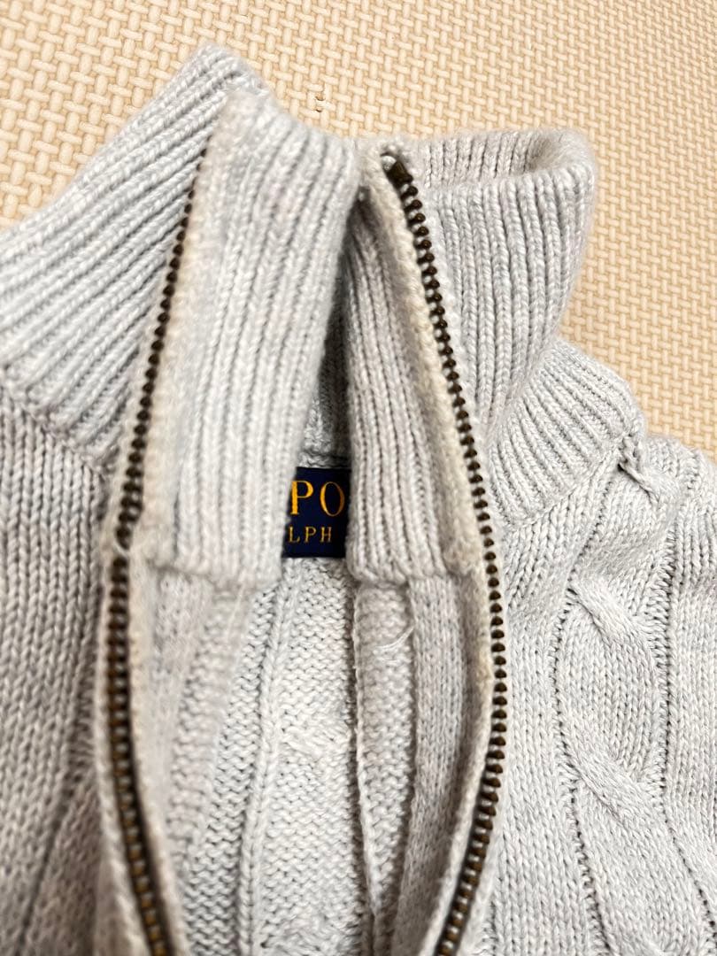 Polo Ralph Lauren ハーフジップケーブルニットセーター