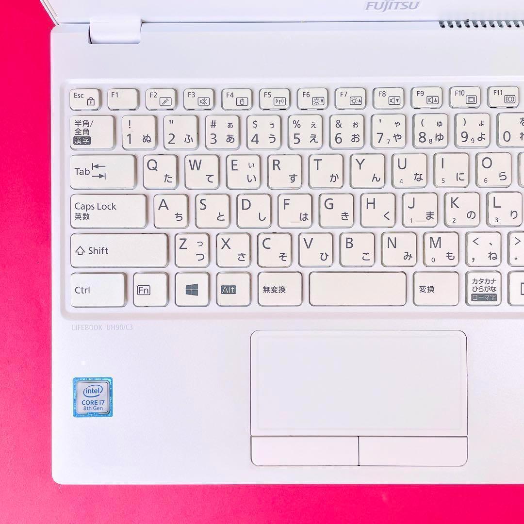 小型軽量✨️第8世代Corei7薄型ノートパソコンWin11カメラSSD512GB