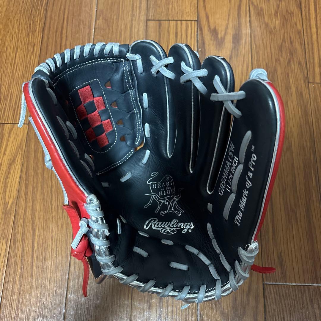 ローリングス 軟式 投手用 ネイビー/スカーレット