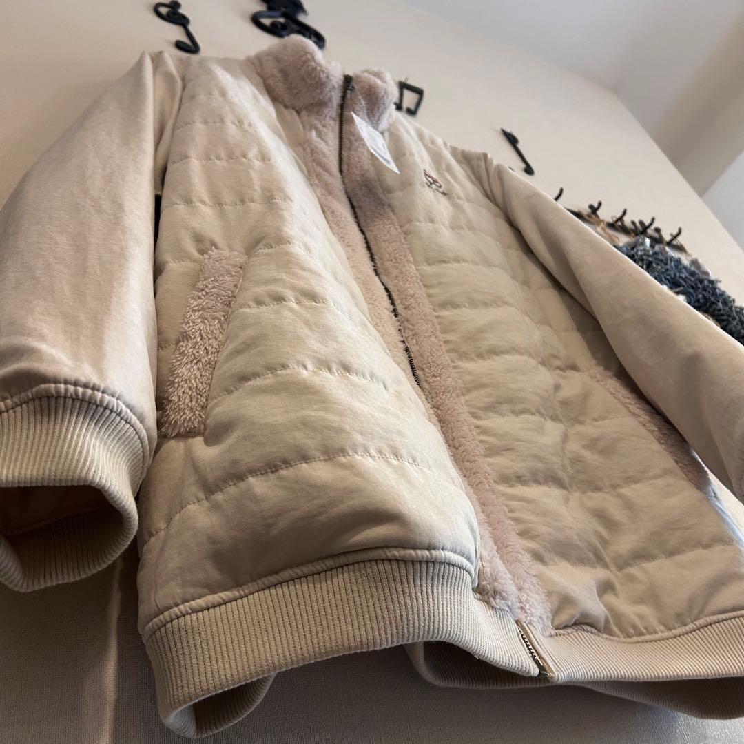 ⭐️ドラッグストアーズ 〈D.S.CLUB〉⭐️【新品】中綿入り　ファー付きブルゾン