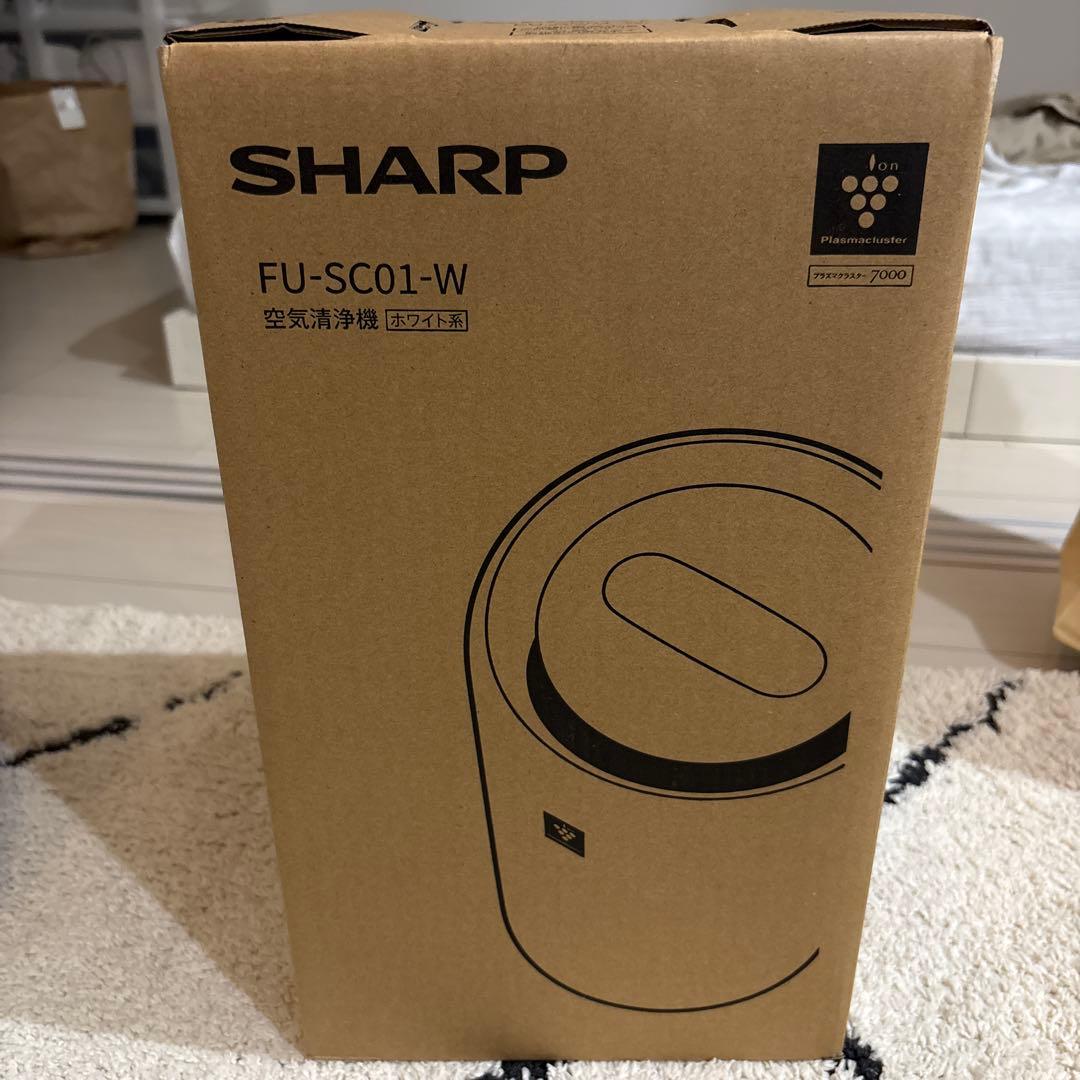 SHARP FU-SC01-W 空気清浄機 プラズマクラスター「新品未使用」