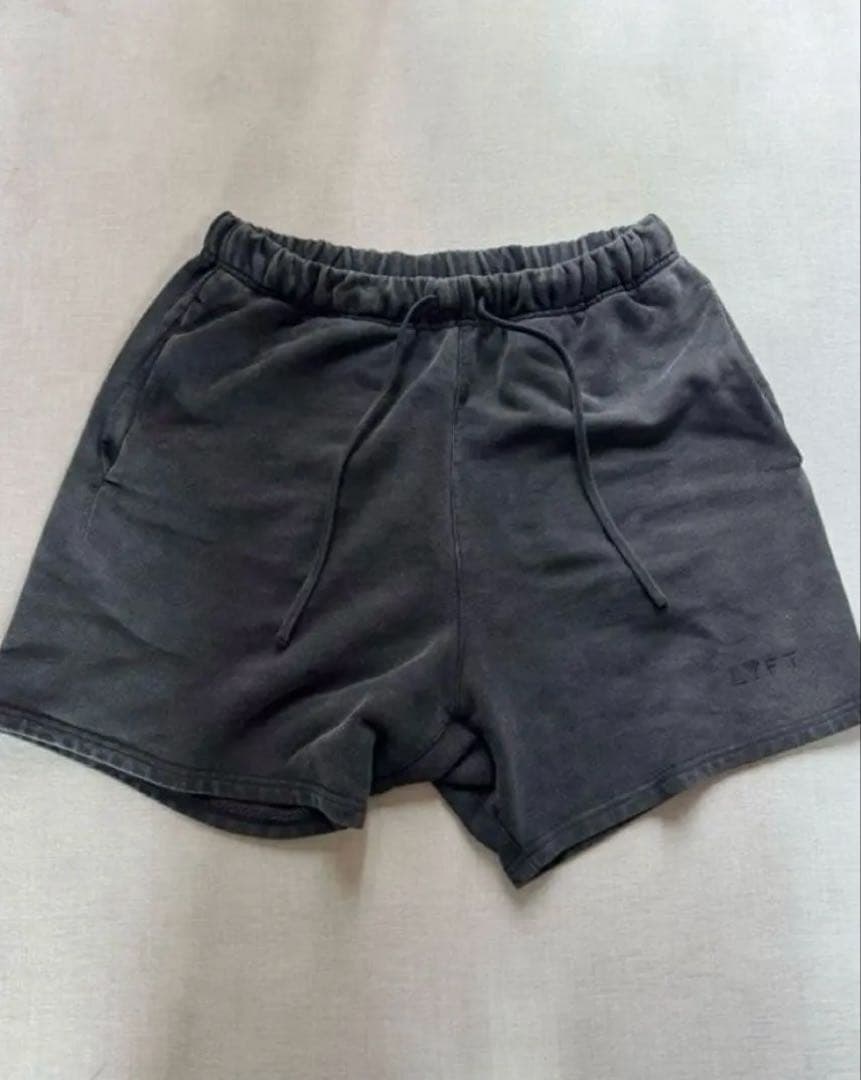 LÝFT LOGO VINTAGE SWEAT SHORTS D.GREY