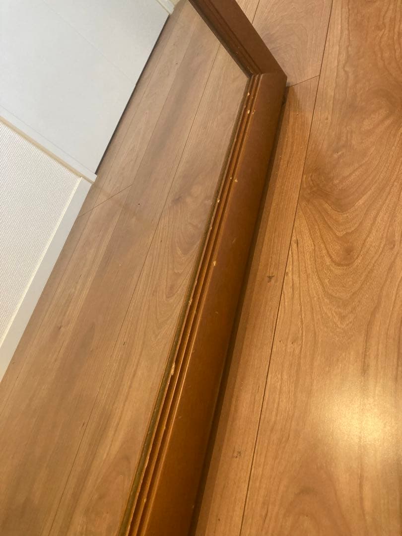 たかし⭐️スタンド全身ミラー 天然木フレーム 大きめ180cmx90cm