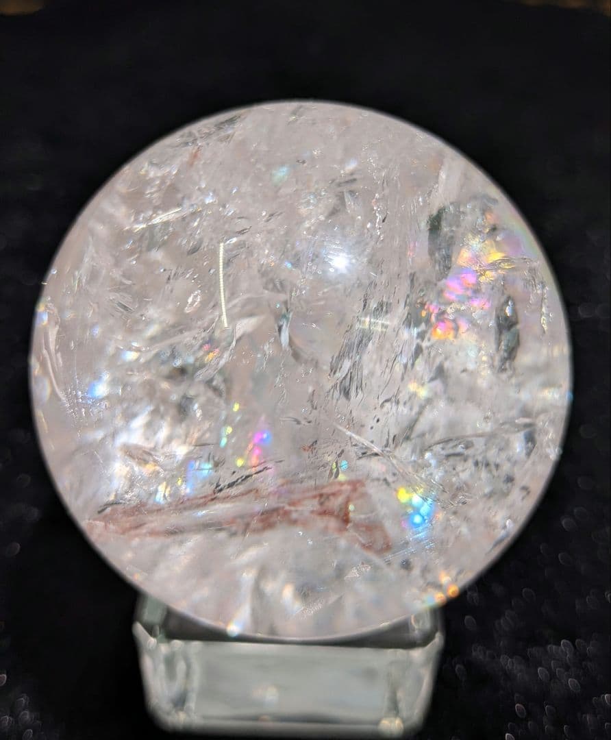 【高品質】ピンクアゼツライト⑥スフィア　大玉5.5cm　丸玉　置物　新入荷❣️