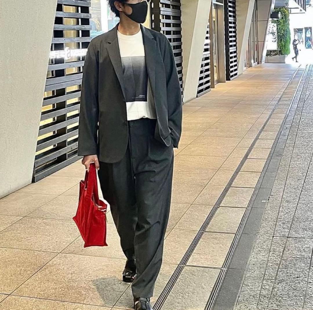 ATON 【エイトン】WOOL TROPICAL JACKET セットアップ