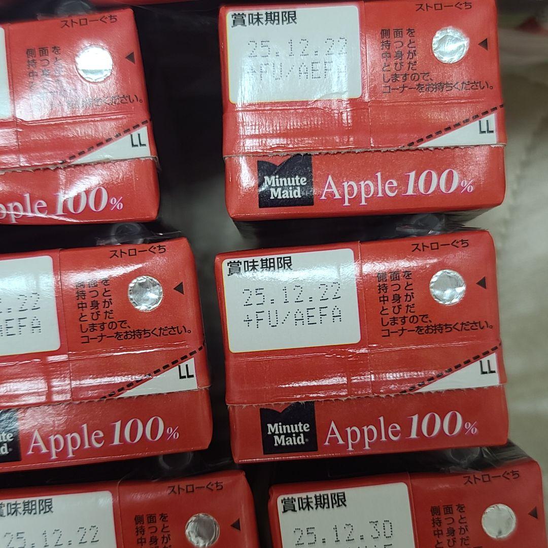 ミニッツメイド アップル 紙パック りんごジュース 200ml 138本　まとめ