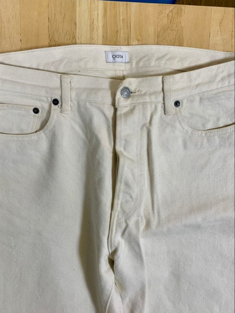 CIOTA w32 ストレート5ポケットパンツ シオタ 旧モデル