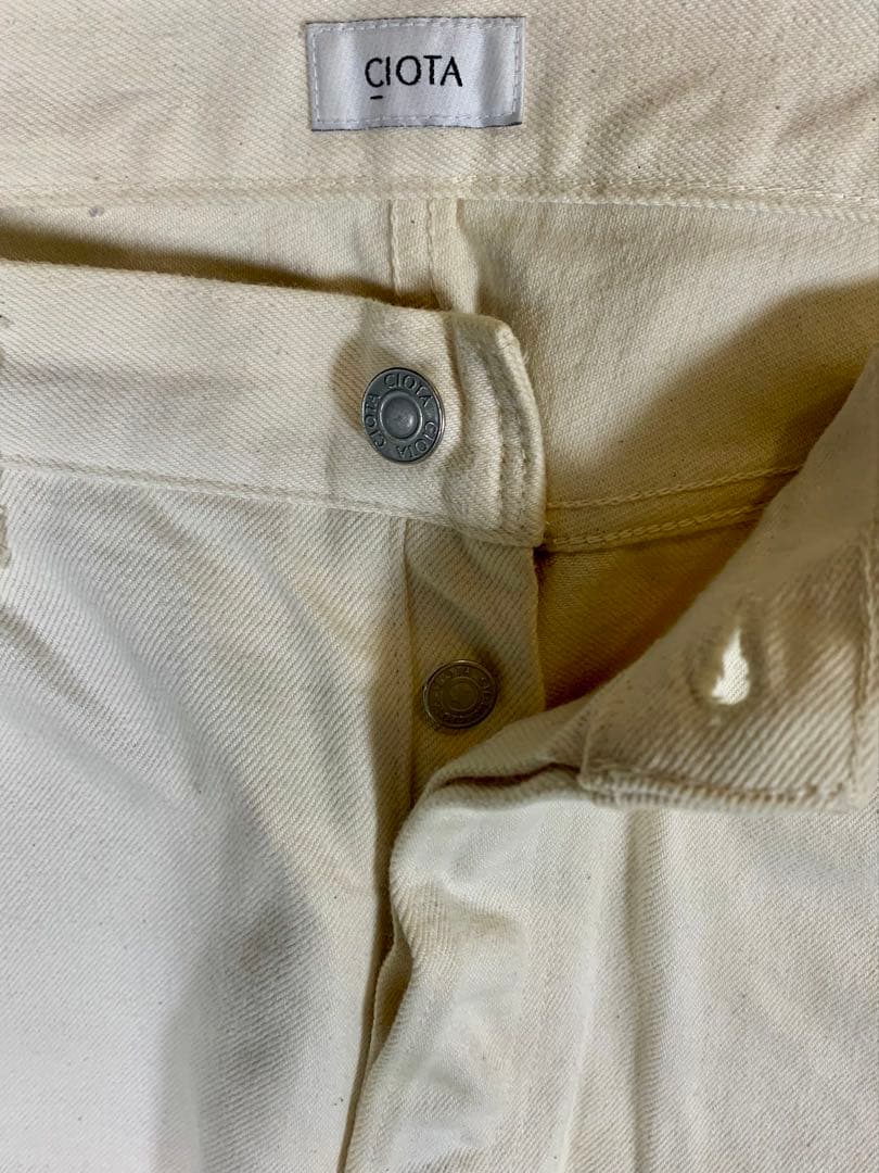 CIOTA w32 ストレート5ポケットパンツ シオタ 旧モデル