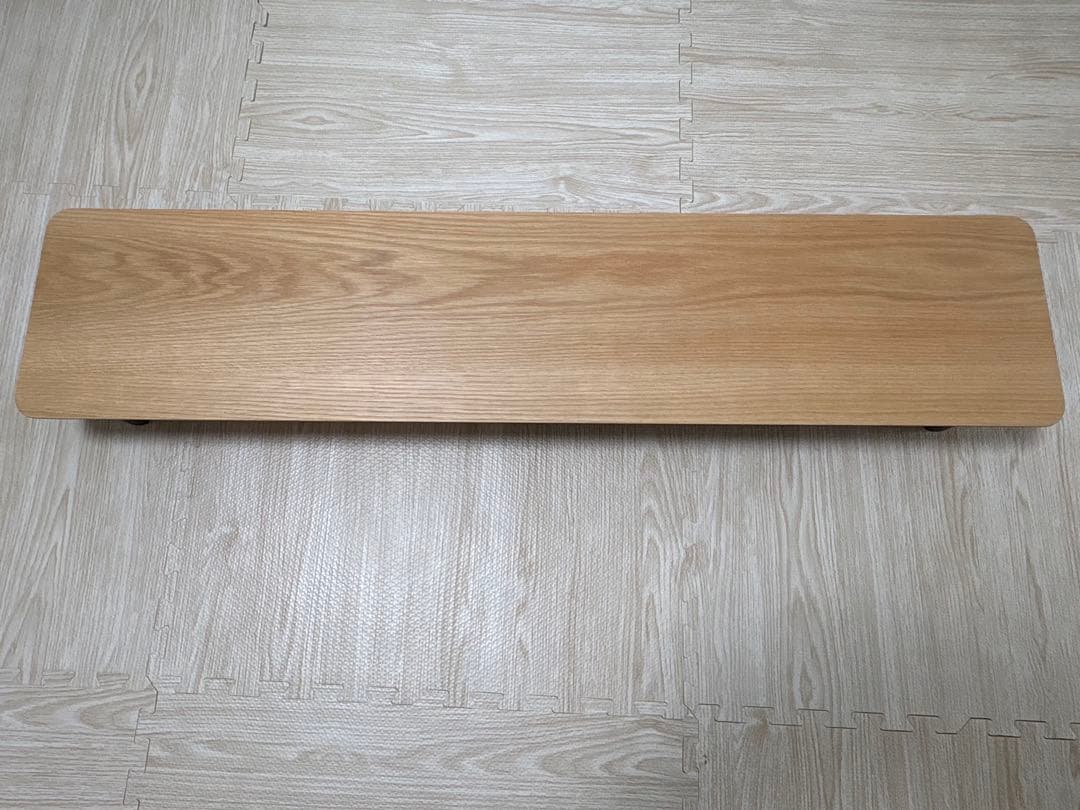 amesoba デスクシェルフ (天板：ホワイトオーク/パーツ：ブラック)