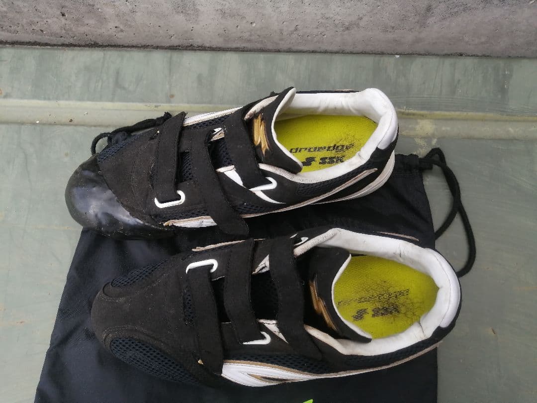 SSK プロエッジ スパイク ブロックソール 菊池モデル メッシュ 黒/金