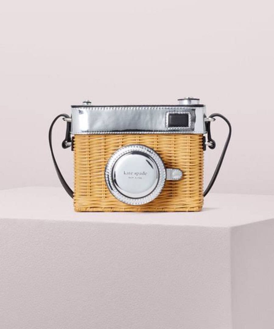 Kate Spade カメラ型かごバッグ